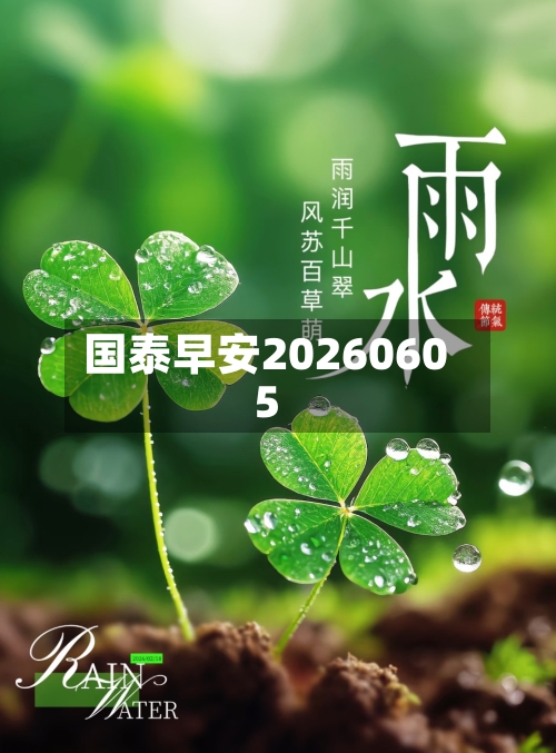 国泰早安20260605