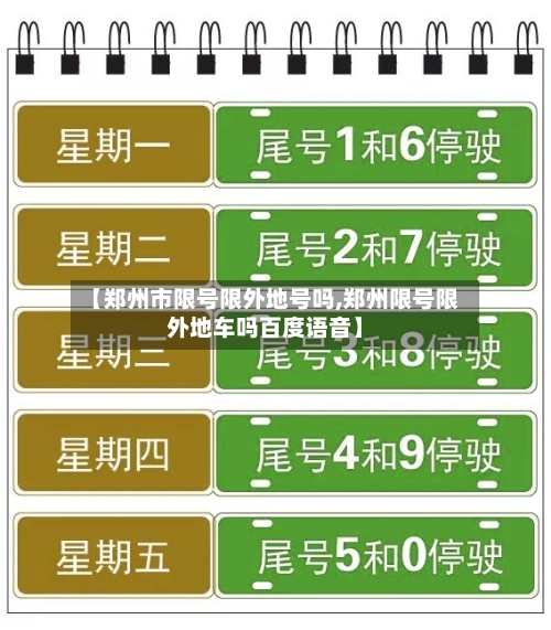 【郑州市限号限外地号吗,郑州限号限外地车吗百度语音】